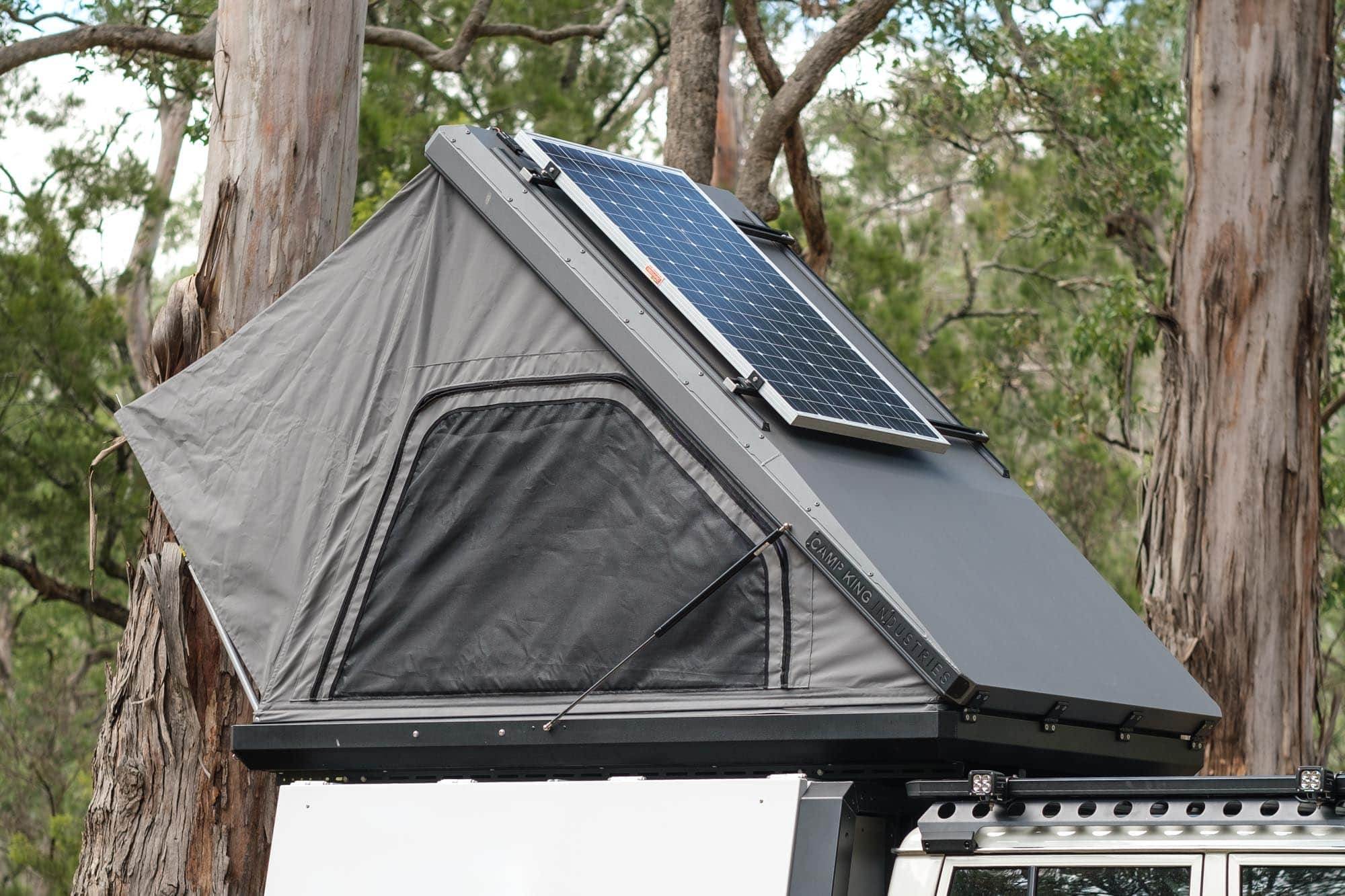 Camp King hardshell roof top tent