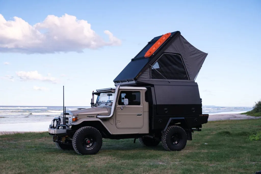 FJ45 with Offroad Tray and Integrated Canopy
